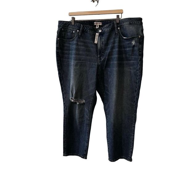 NWT Madewell Mid-Rise Perfect Vintage Jean Ainsdale Knee-Rip Size 24W - Picture 8 of 16